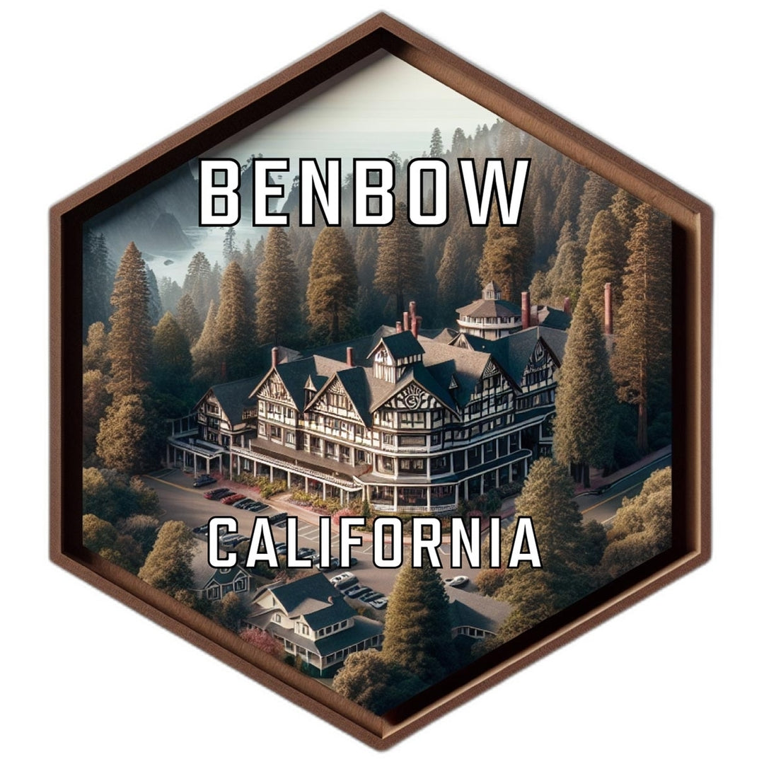 Benbow California Travel Destination Souvenir Vinyl Decal Sticker Image 1