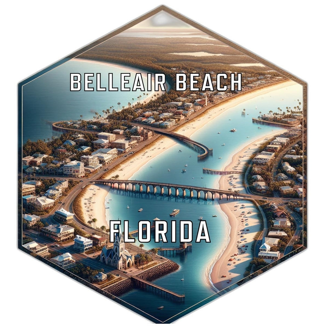 Belleair Beach Florida Travel Destination Souvenir Vinyl Decal Sticker Image 1