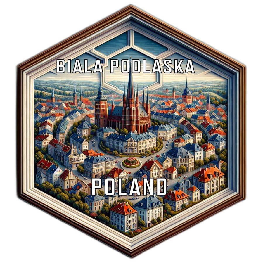 Biala Podlaska Poland Travel Destination Souvenir Vinyl Decal Sticker Image 1