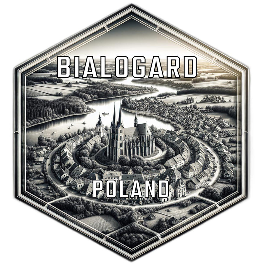 Bialogard Poland Travel Destination Souvenir Vinyl Decal Sticker Image 1