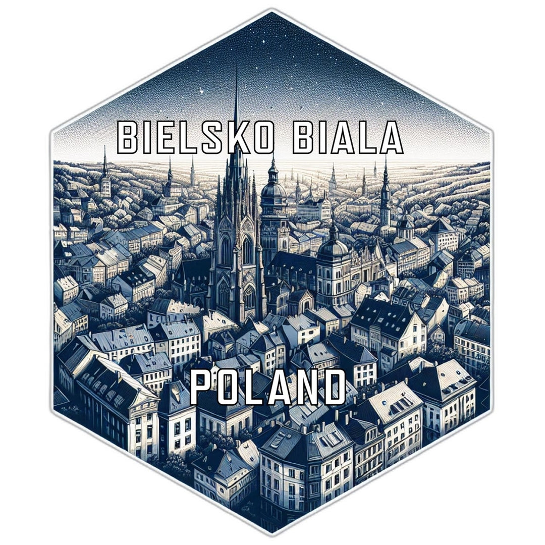 Bielsko Biala Poland Travel Destination Souvenir Vinyl Decal Sticker Image 1