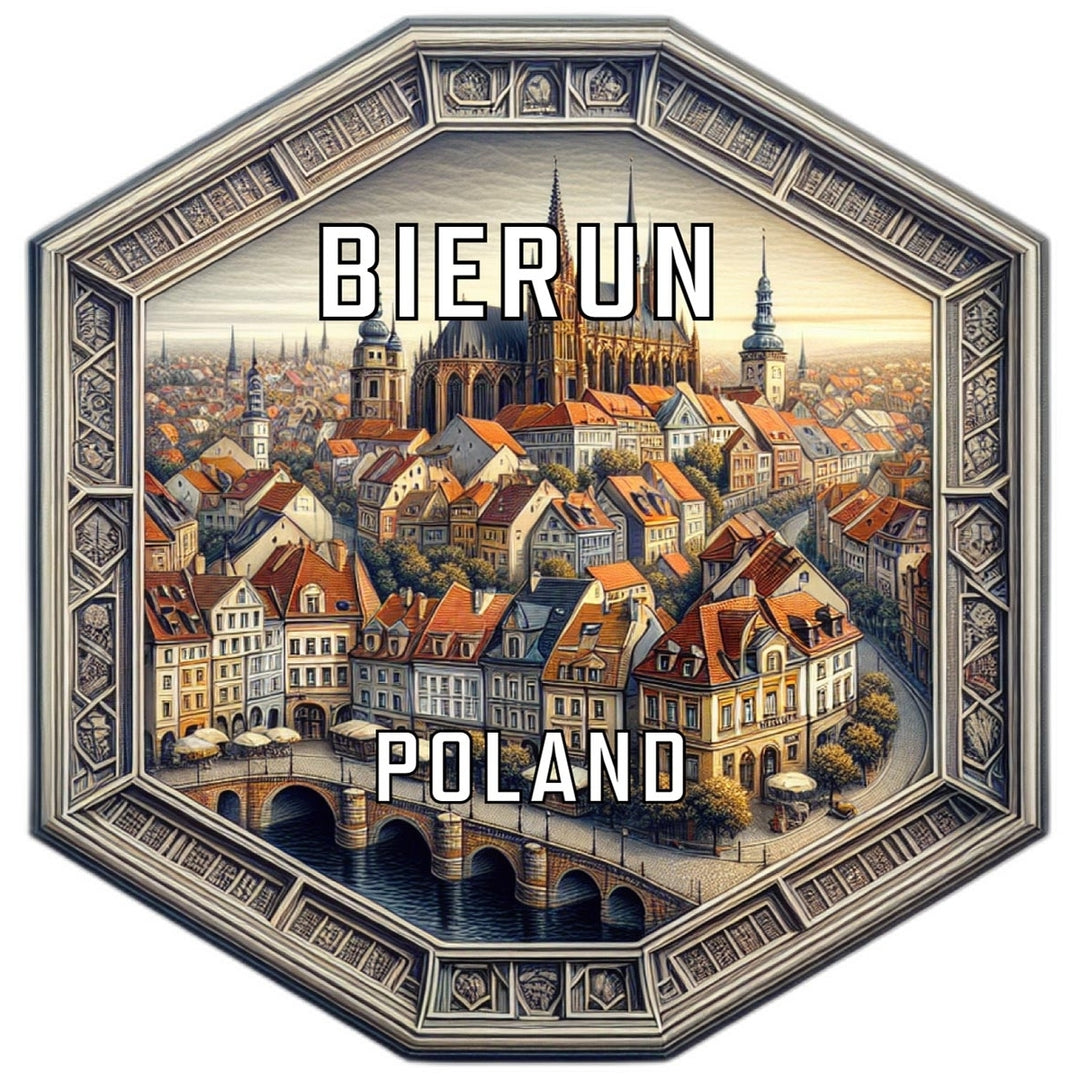 Bierun Poland Travel Destination Souvenir Vinyl Decal Sticker Image 1