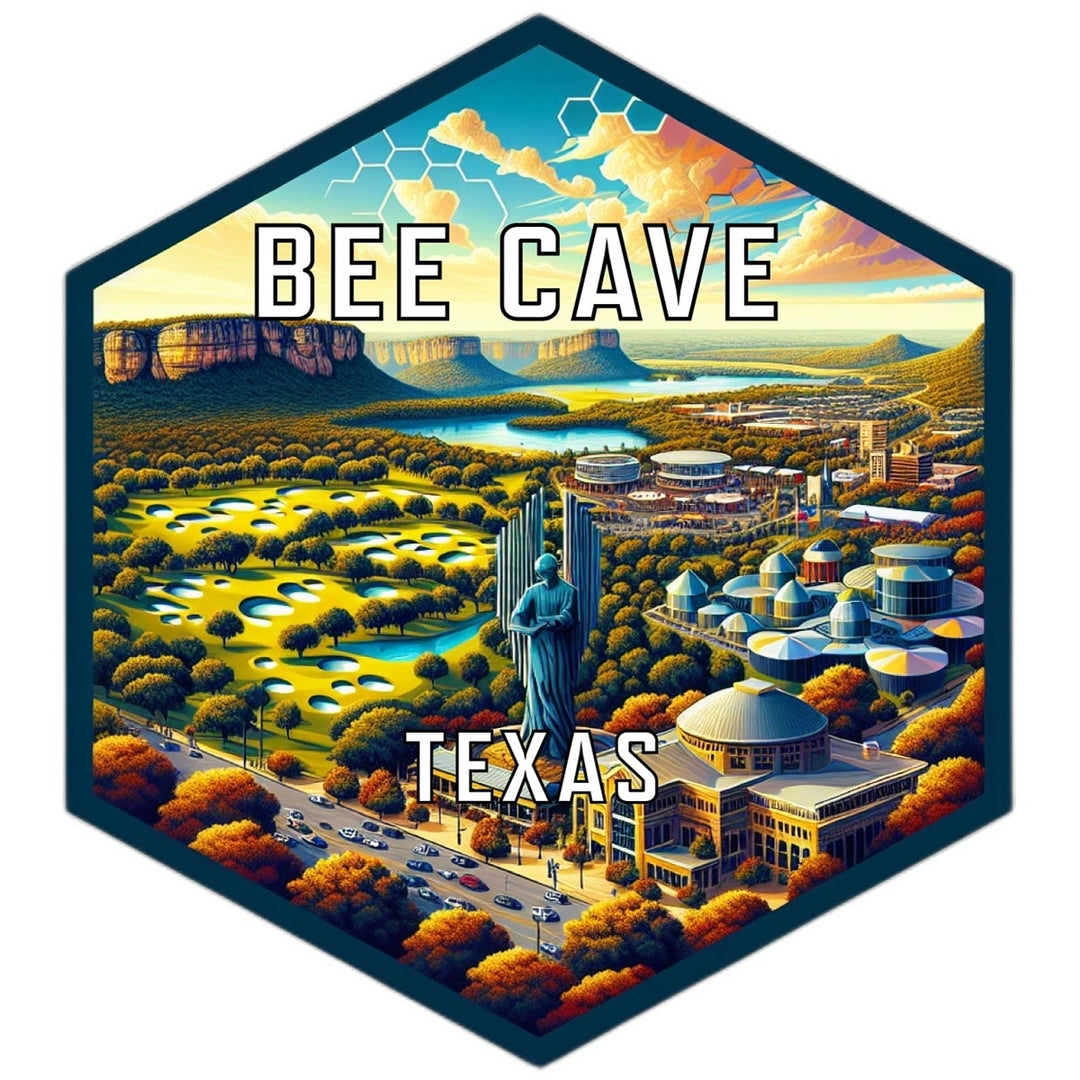 Bee Cave Texas Travel Destination Souvenir Vinyl Decal Sticker Image 1