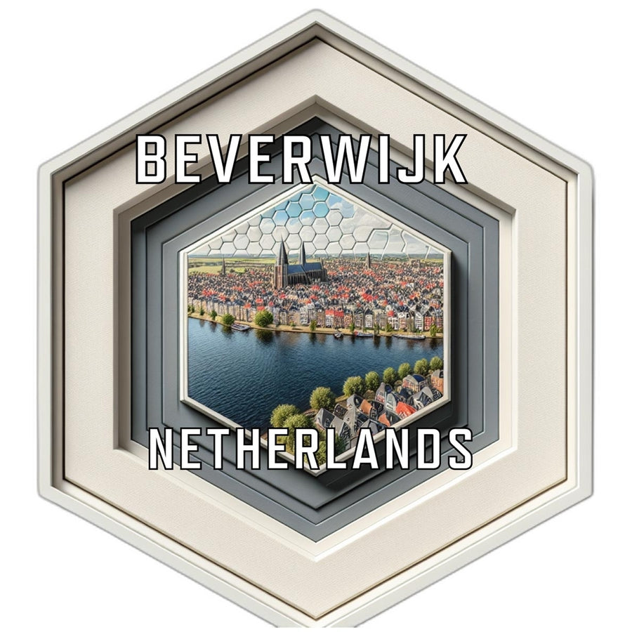 Beverwijk Netherlands Travel Destination Souvenir Vinyl Decal Sticker Image 1