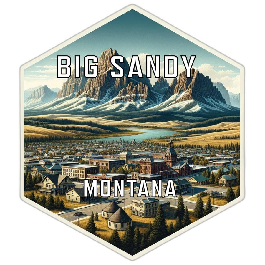 Big Sandy Montana Travel Destination Souvenir Vinyl Decal Sticker Image 1