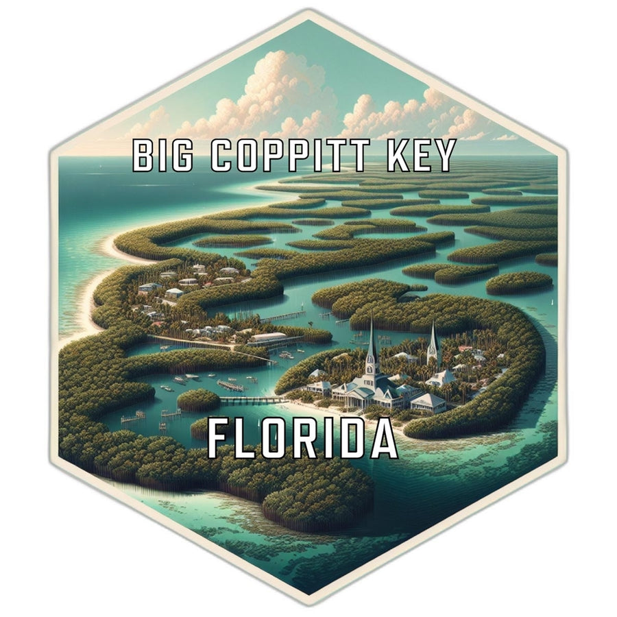 Big Coppitt Key Florida Travel Destination Souvenir Vinyl Decal Sticker Image 1