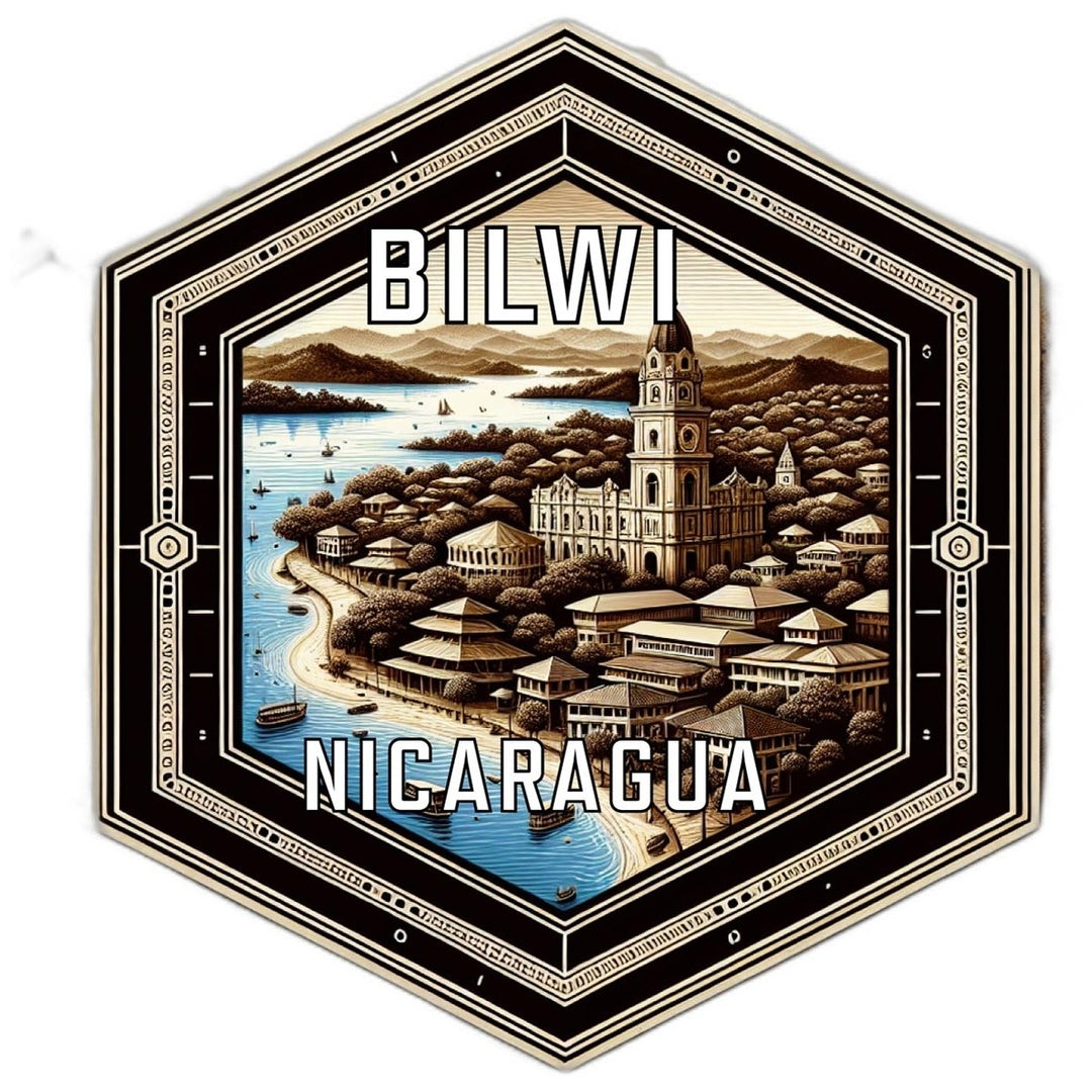 Bilwi Nicaragua Travel Destination Souvenir Vinyl Decal Sticker Image 1