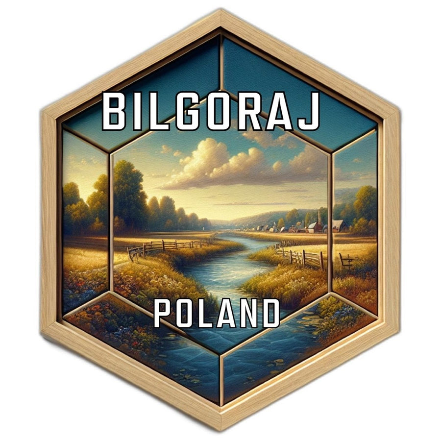 Bilgoraj Poland Travel Destination Souvenir Vinyl Decal Sticker Image 1