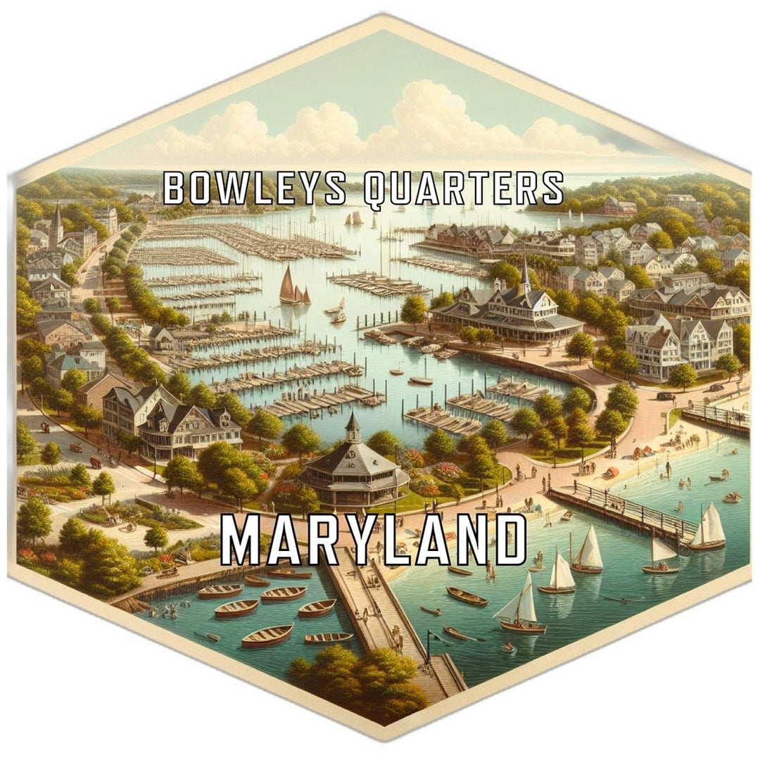 Bowleys Quarters Maryland Travel Destination Souvenir Vinyl Decal Sticker Image 1