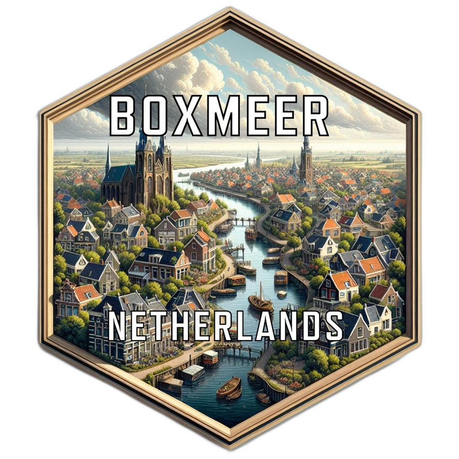 Boxmeer Netherlands Travel Destination Souvenir Vinyl Decal Sticker Image 1