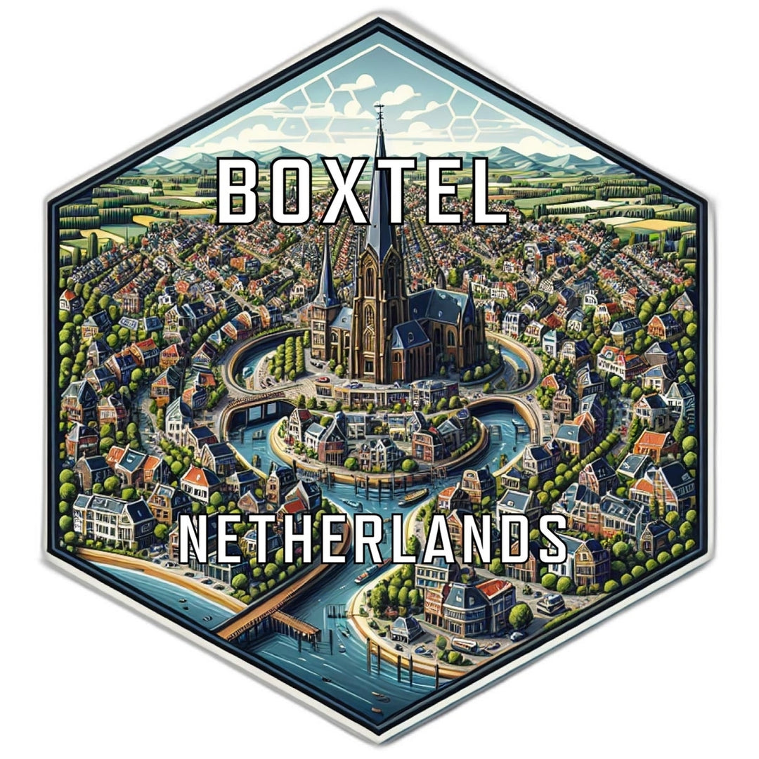 Boxtel Netherlands Travel Destination Souvenir Vinyl Decal Sticker Image 1