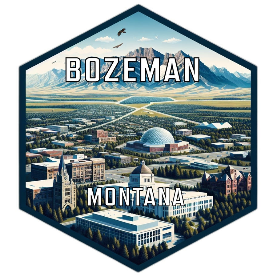 Bozeman Montana Travel Destination Souvenir Vinyl Decal Sticker Image 1