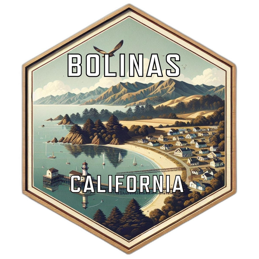 Bolinas California Travel Destination Souvenir Vinyl Decal Sticker Image 1