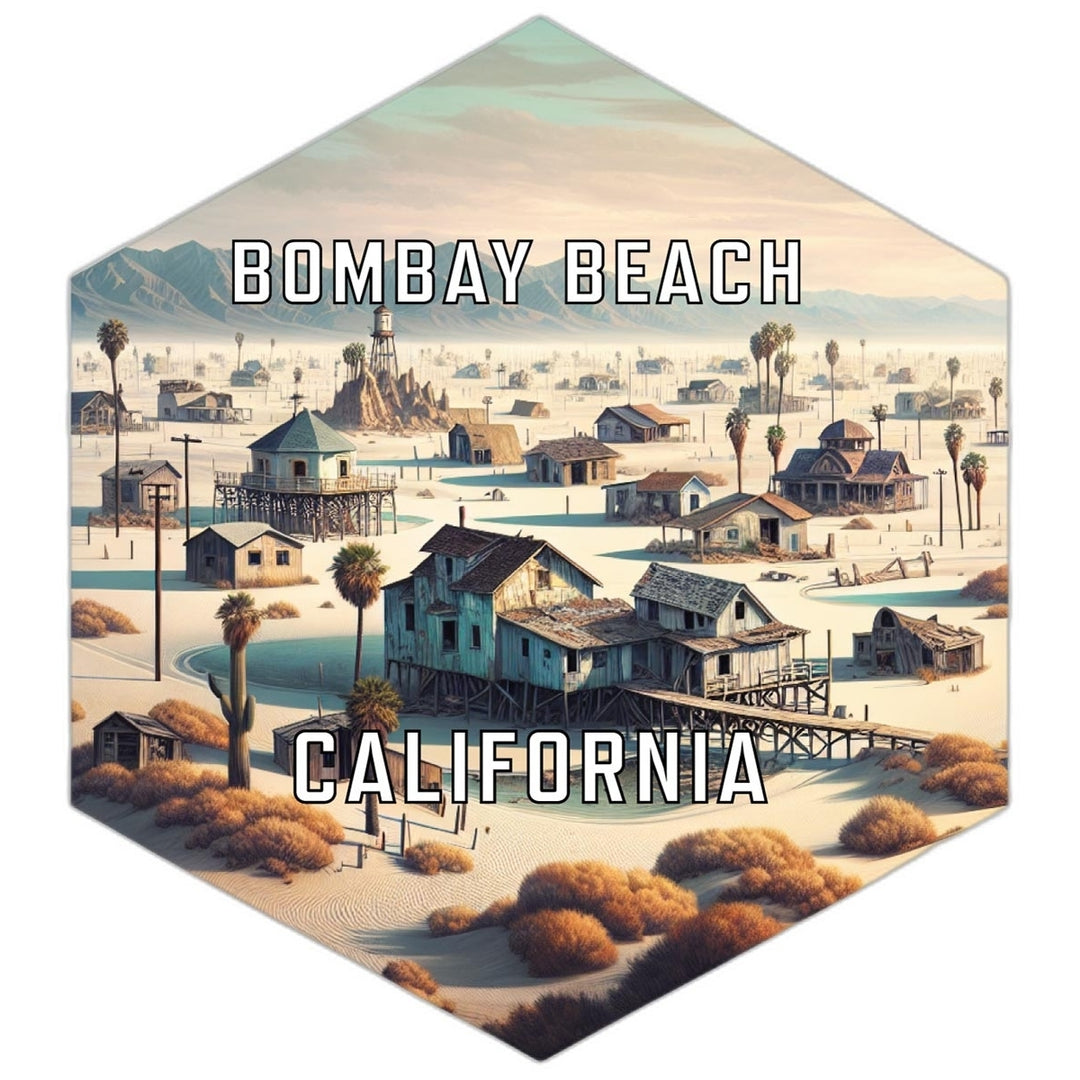 Bombay Beach California Travel Destination Souvenir Vinyl Decal Sticker Image 1