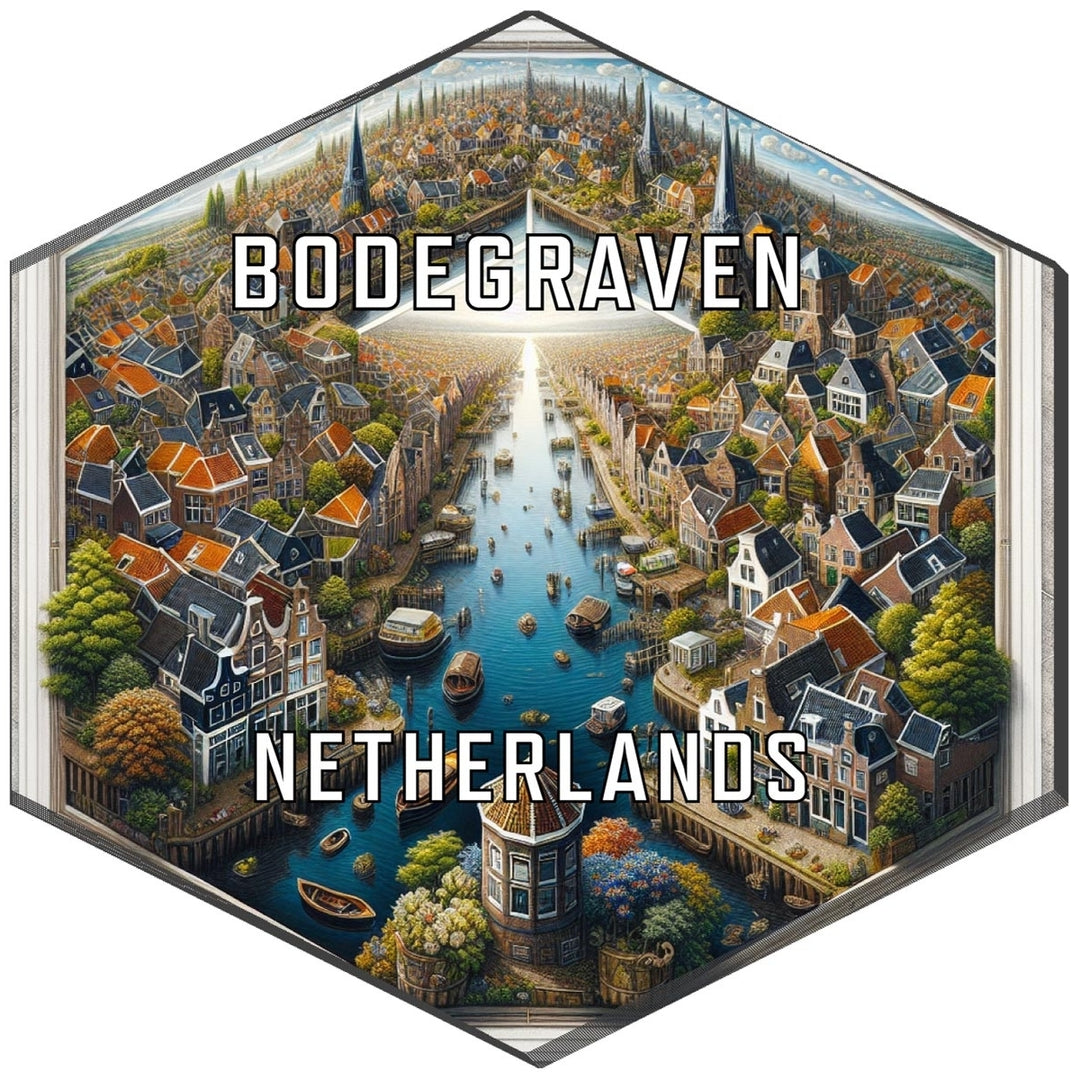 Bodegraven Netherlands Travel Destination Souvenir Vinyl Decal Sticker Image 1