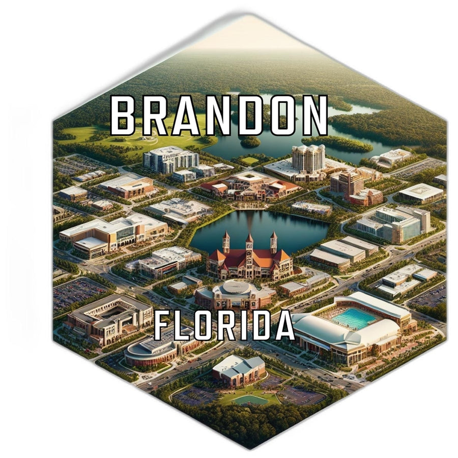 Brandon Florida Travel Destination Souvenir Vinyl Decal Sticker Image 1