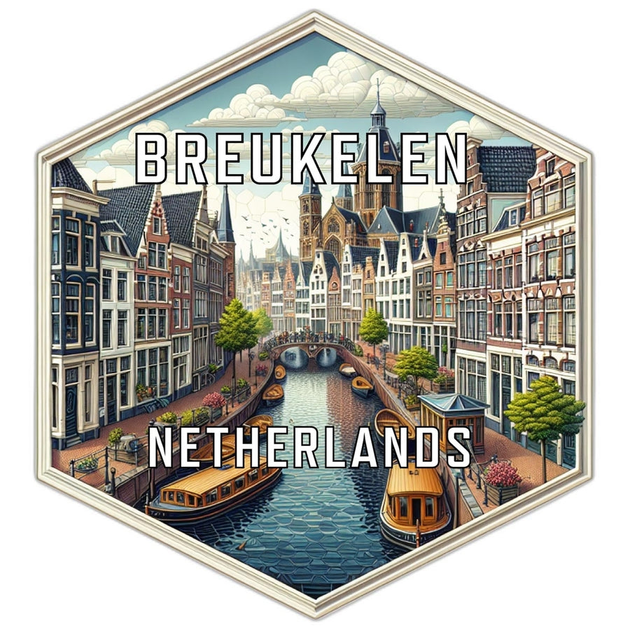 Breukelen Netherlands Travel Destination Souvenir Vinyl Decal Sticker Image 1