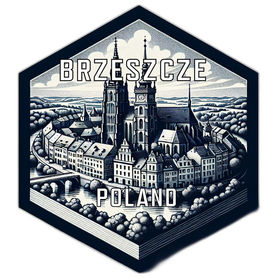 Brzeszcze Poland Travel Destination Souvenir Vinyl Decal Sticker Image 1