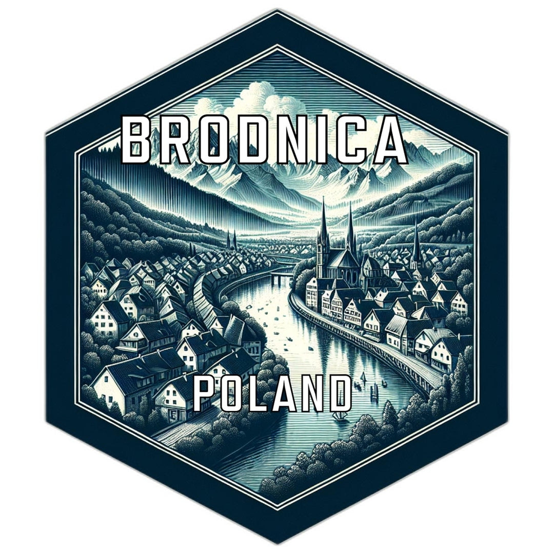 Brodnica Poland Travel Destination Souvenir Vinyl Decal Sticker Image 1