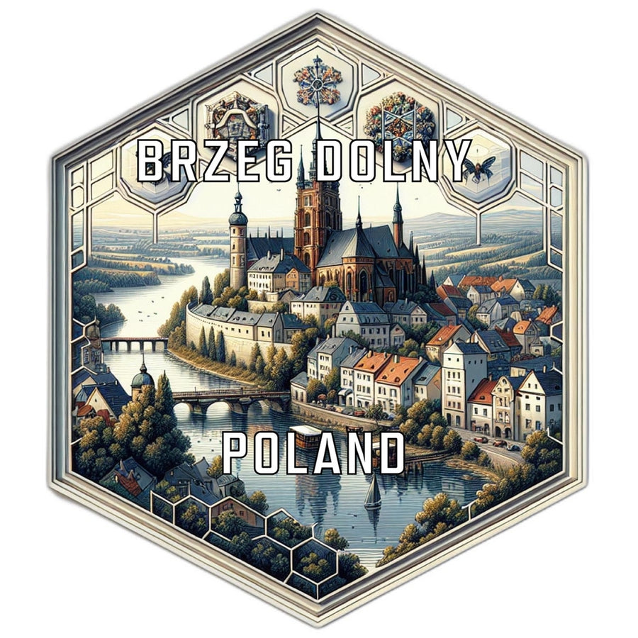 Brzeg Dolny Poland Travel Destination Souvenir Vinyl Decal Sticker Image 1