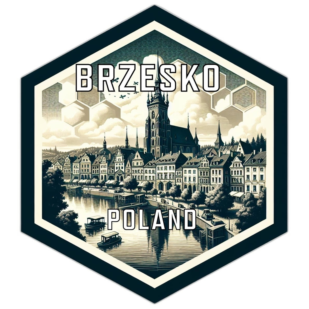 Brzesko Poland Travel Destination Souvenir Vinyl Decal Sticker Image 1