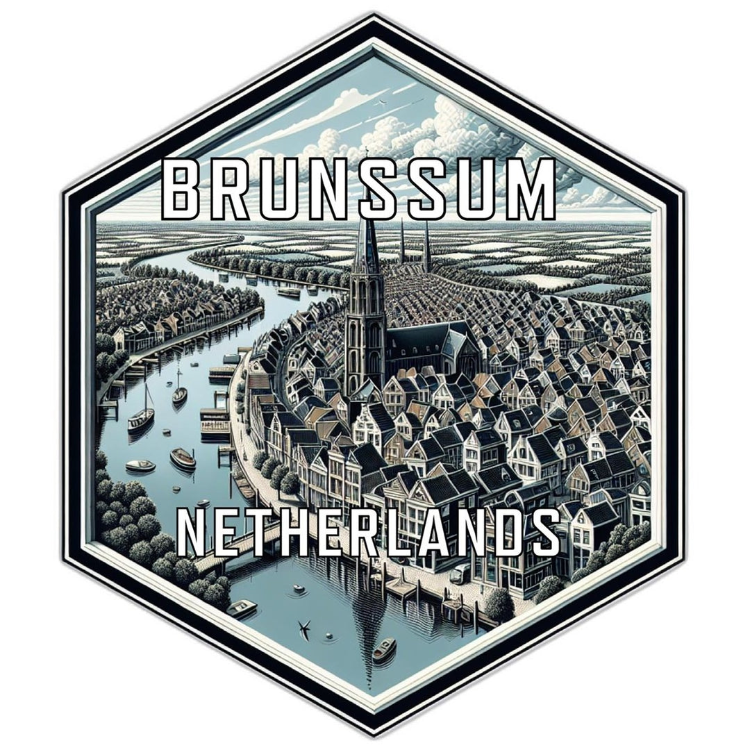 Brunssum Netherlands Travel Destination Souvenir Vinyl Decal Sticker Image 1