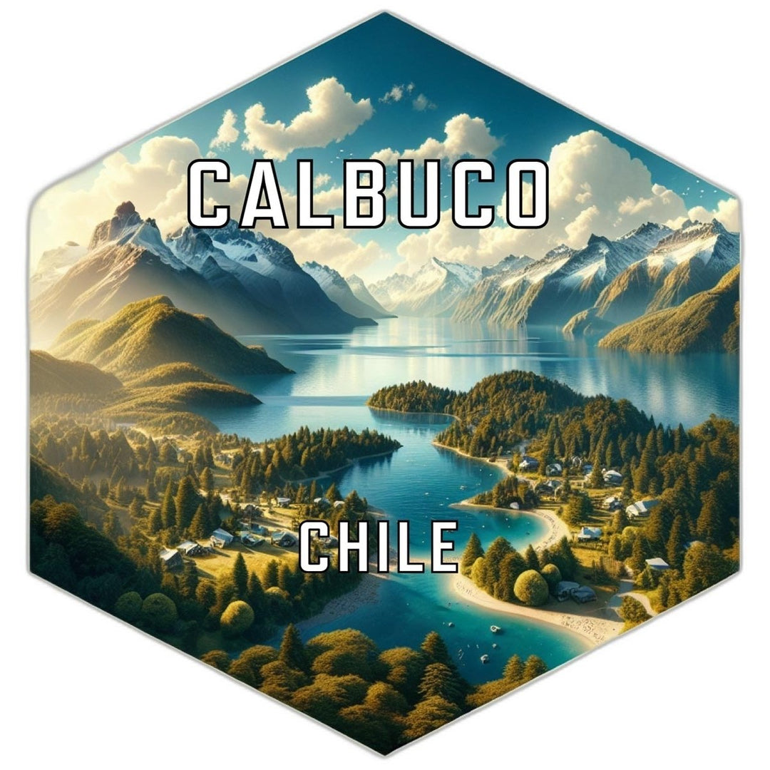 Calbuco Chile Travel Destination Souvenir Vinyl Decal Sticker Image 1