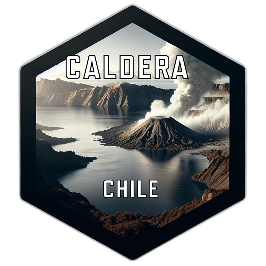 Caldera Chile Travel Destination Souvenir Vinyl Decal Sticker Image 1