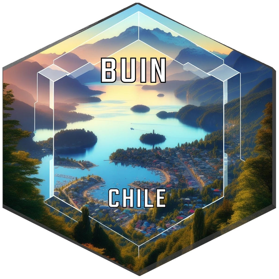 Buin Chile Travel Destination Souvenir Vinyl Decal Sticker Image 1