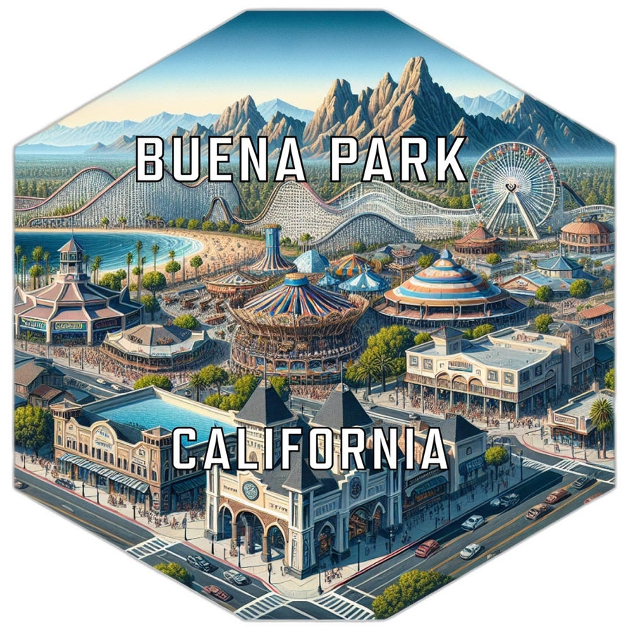 Buena Park California Travel Destination Souvenir Vinyl Decal Sticker Image 1