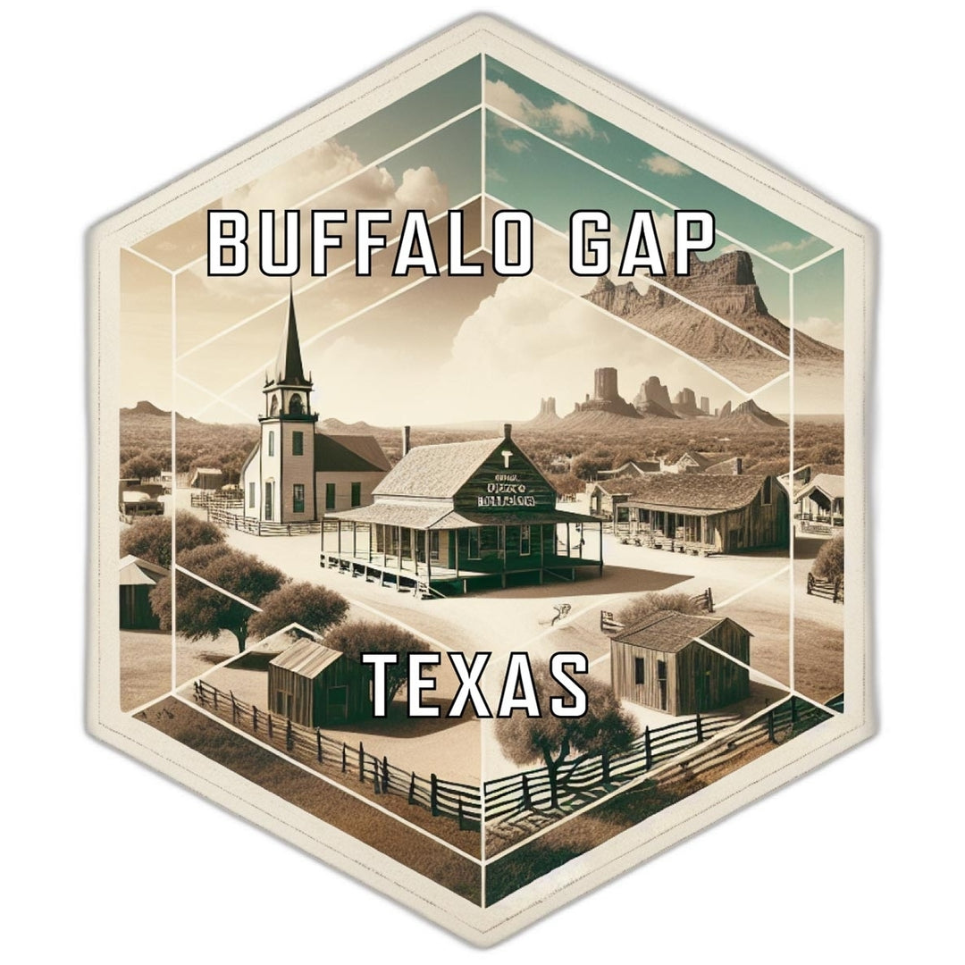 Buffalo Gap Texas Travel Destination Souvenir Vinyl Decal Sticker Image 1