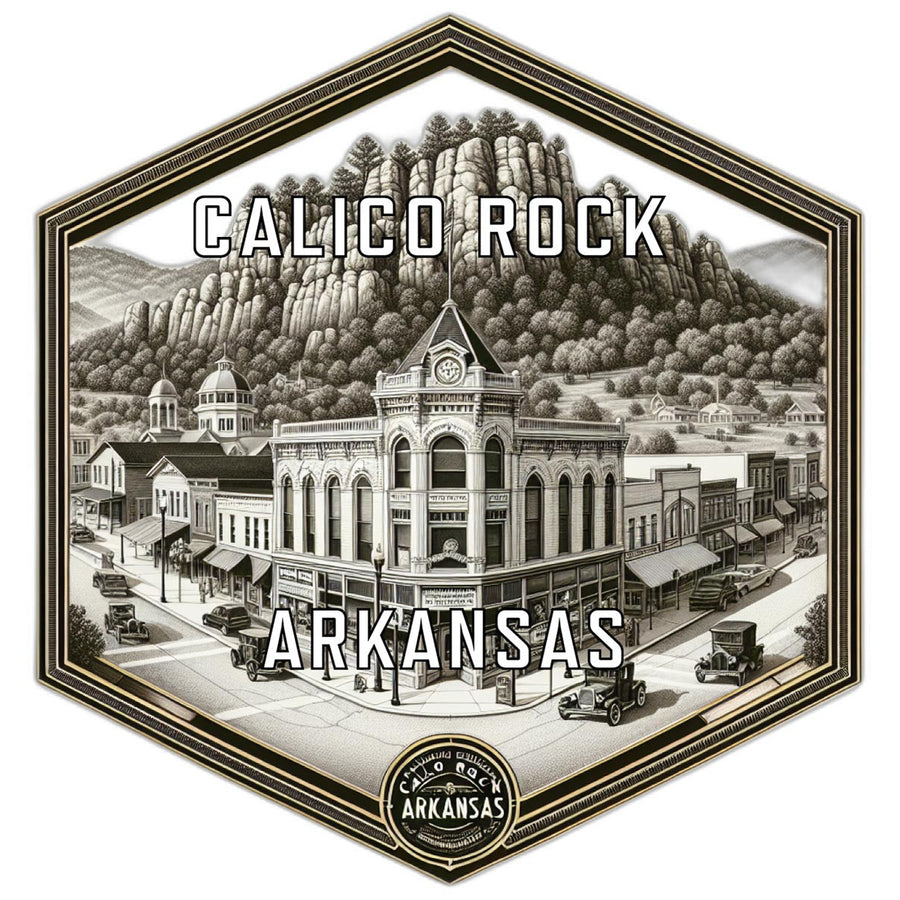 Calico Rock Arkansas Travel Destination Souvenir Vinyl Decal Sticker Image 1