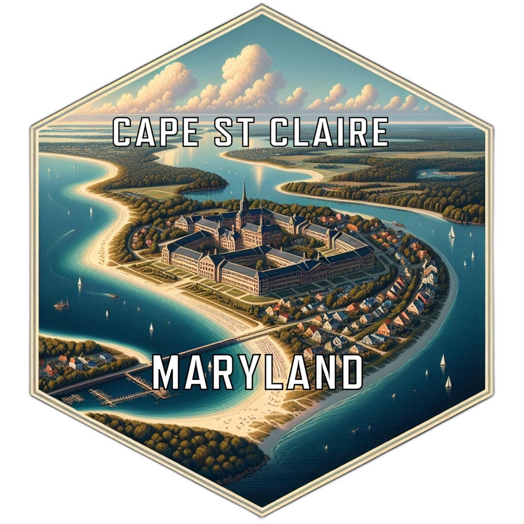 Cape St Claire Maryland Travel Destination Souvenir Vinyl Decal Sticker Image 1