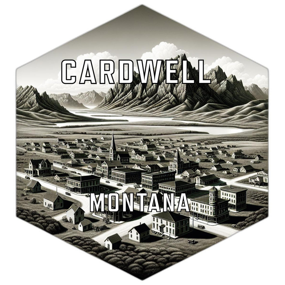 Cardwell Montana Travel Destination Souvenir Vinyl Decal Sticker Image 1