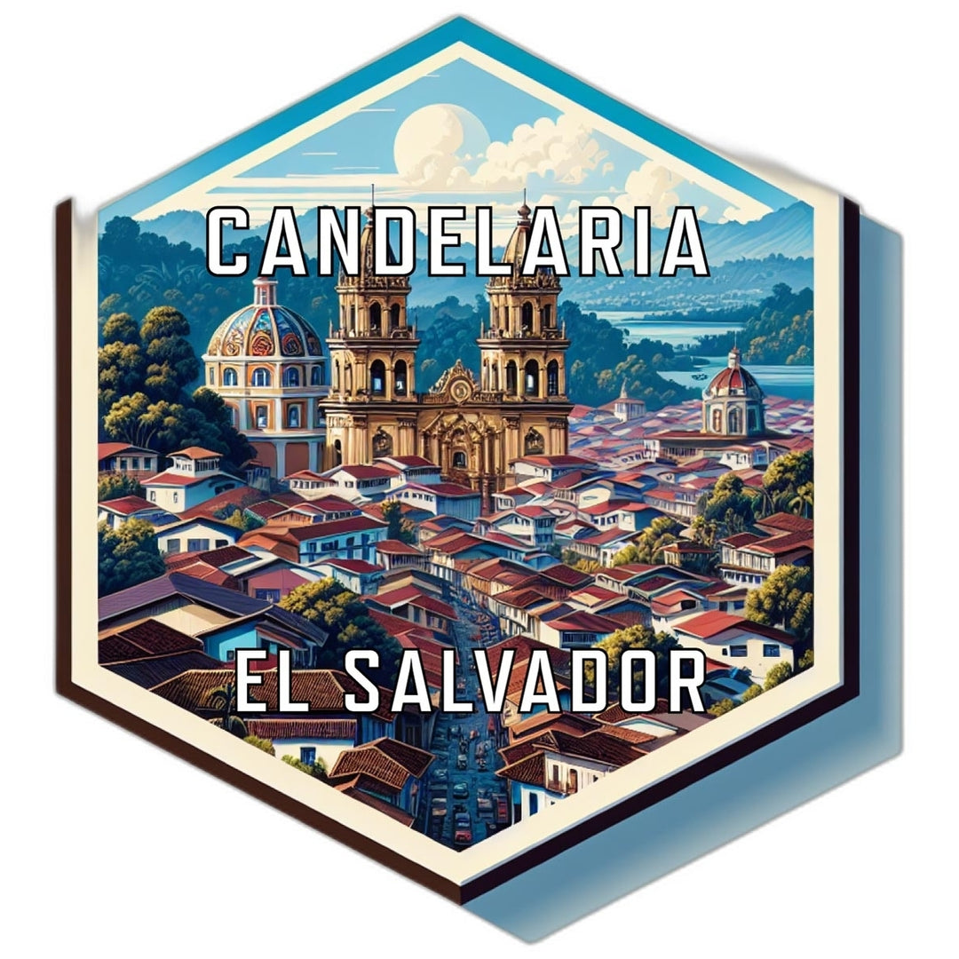 Candelaria El Salvador Travel Destination Souvenir Vinyl Decal Sticker Image 1