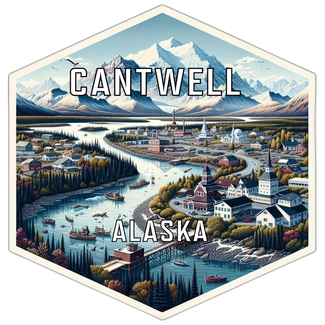 Cantwell Alaska Travel Destination Souvenir Vinyl Decal Sticker Image 1