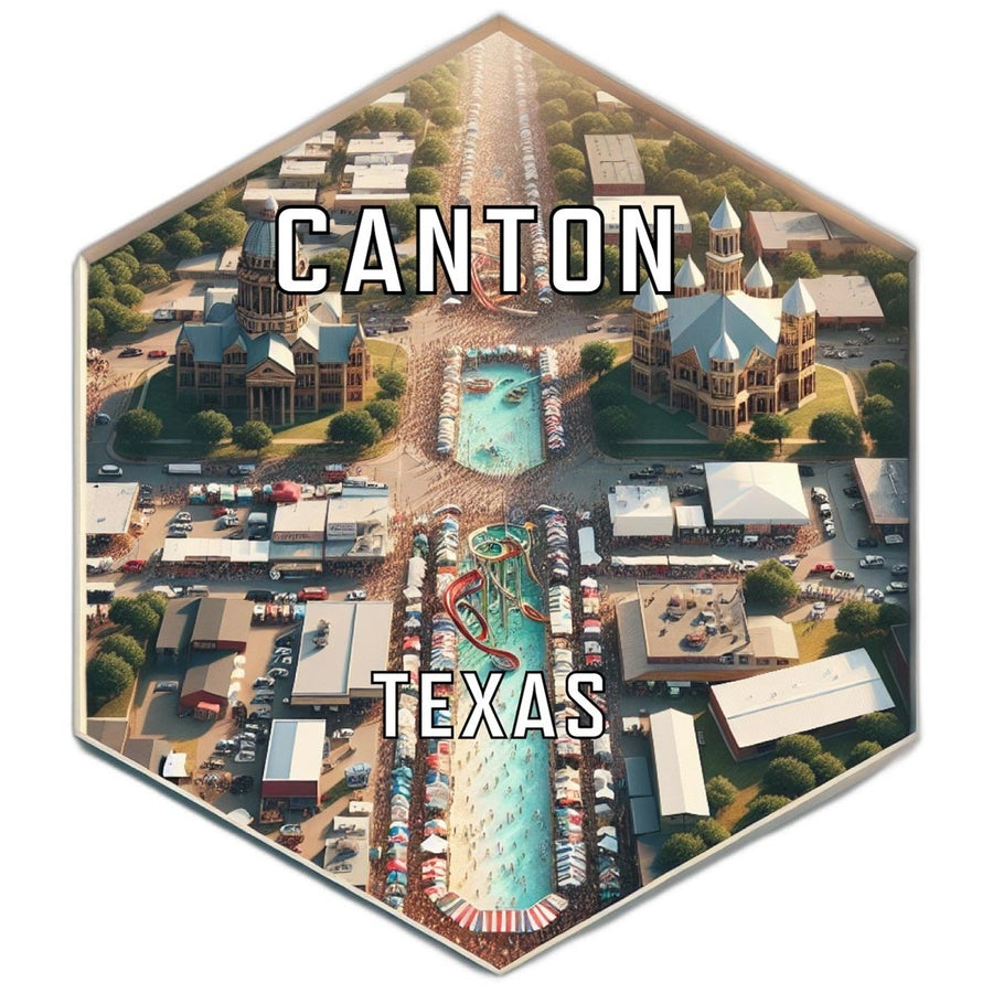 Canton Texas Travel Destination Souvenir Vinyl Decal Sticker Image 1