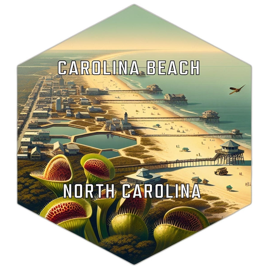 Carolina Beach North Carolina Travel Destination Souvenir Vinyl Decal Sticker Image 1