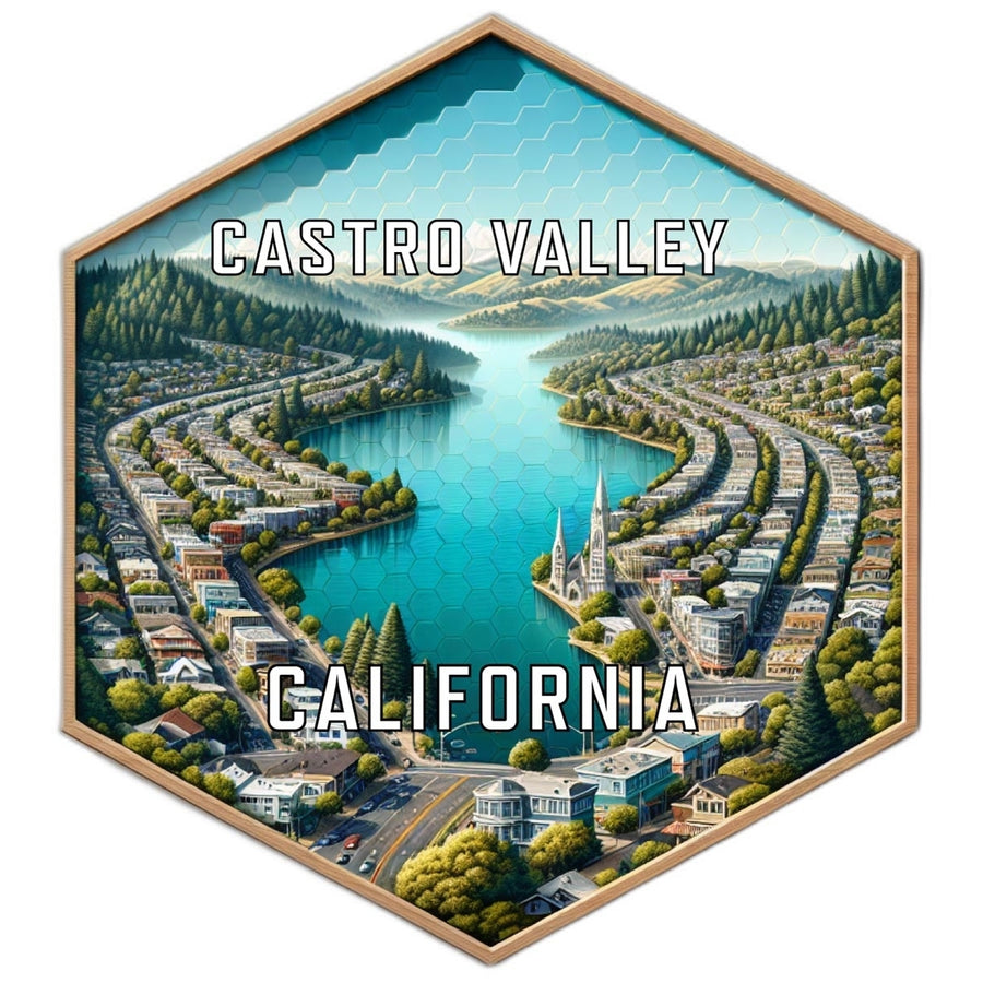 Castro Valley California Travel Destination Souvenir Vinyl Decal Sticker Image 1