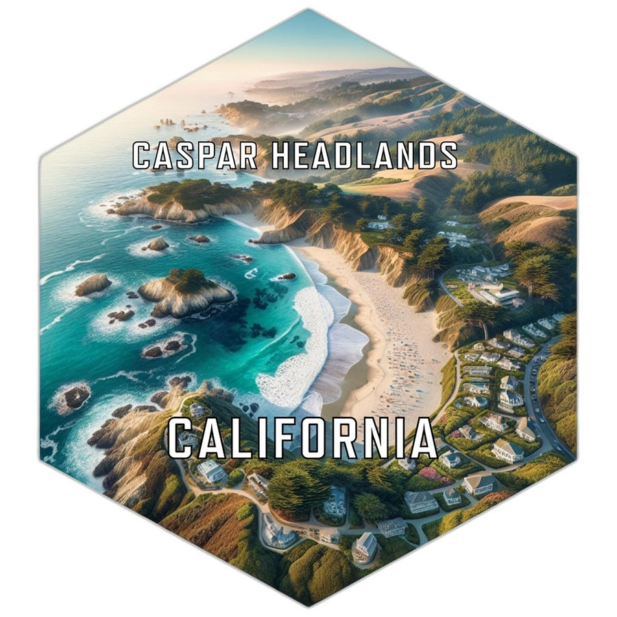 Caspar Headlands California Travel Destination Souvenir Vinyl Decal Sticker Image 1