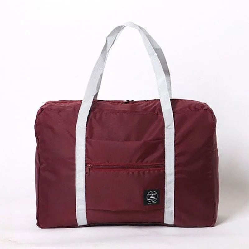 Foldable Travel Luggage Bag Portable High-Capacity Zipper Bag for Home Storage Image 1