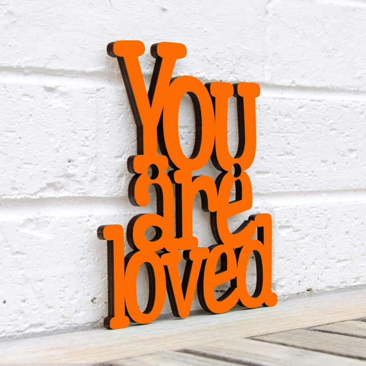 Spunky Fluff You are Loved Decorative Wall Art Sign 15 Colors Image 3