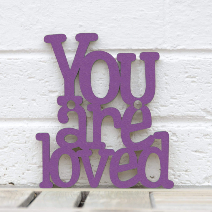 Spunky Fluff You are Loved Decorative Wall Art Sign 15 Colors Image 6