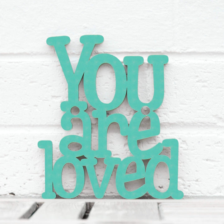 Spunky Fluff You are Loved Decorative Wall Art Sign 15 Colors Image 9