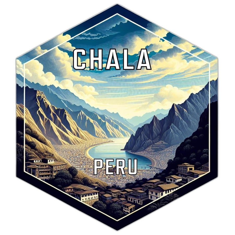 Chala Peru Travel Destination Souvenir Vinyl Decal Sticker Image 1