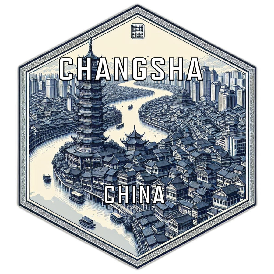 Changsha China Travel Destination Souvenir Vinyl Decal Sticker Image 1