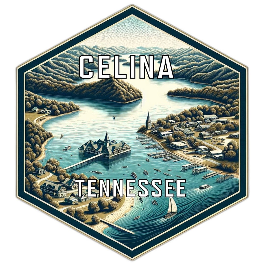 Celina Tennessee Travel Destination Souvenir Vinyl Decal Sticker Image 1