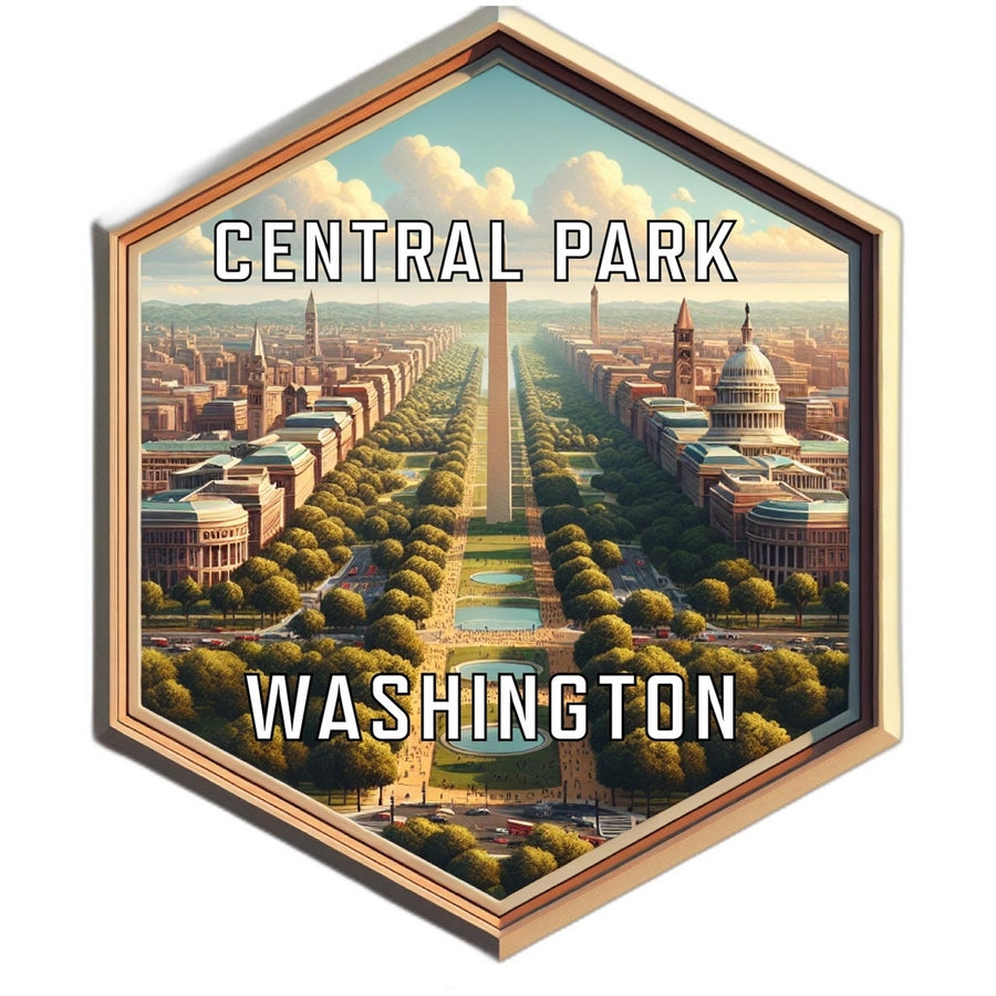 Central Park Washington Travel Destination Souvenir Vinyl Decal Sticker Image 1