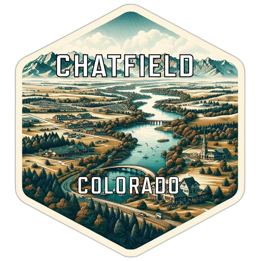 Chatfield Colorado Travel Destination Souvenir Vinyl Decal Sticker Image 1