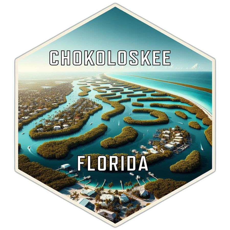 Chokoloskee Florida Travel Destination Souvenir Vinyl Decal Sticker Image 1